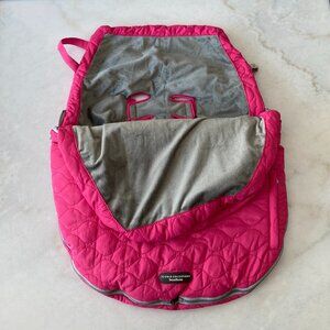 Used only 1x! JJ Cole Bundle Me car seat cover / stroller footmuff / pink, 0-12m
